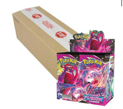 SWSH Fusion Strike Booster Box Sealed Case